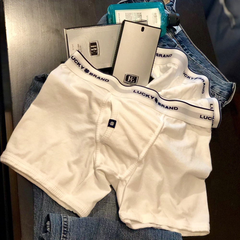 Lucky☘️Brand -2/ Large-White Boxer Briefs Like New